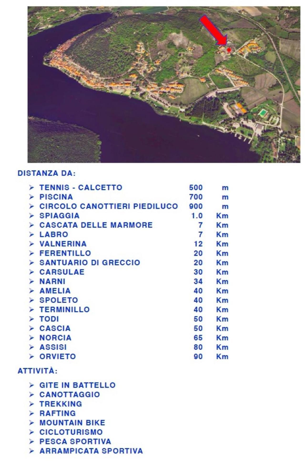 I Segreti Del Lago Piediluco Exteriér fotografie
